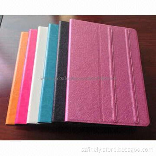 Multiple Functions Leather Case for iPad Air, Card Insert and Stand Function